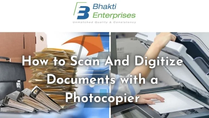 How to Scan And Digitize Documents With a Photocopier