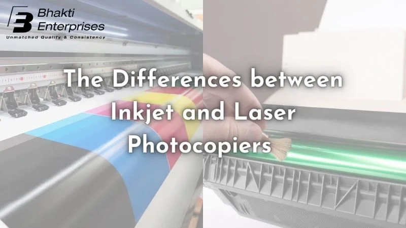 The differences between inkjet and laser photocopiers